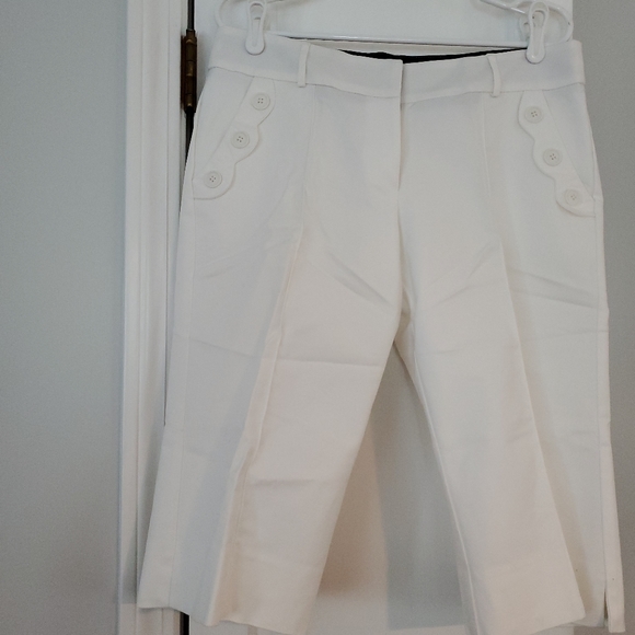 White House Black Market Pants & Jumpsuits Whbm White Dressy Capri